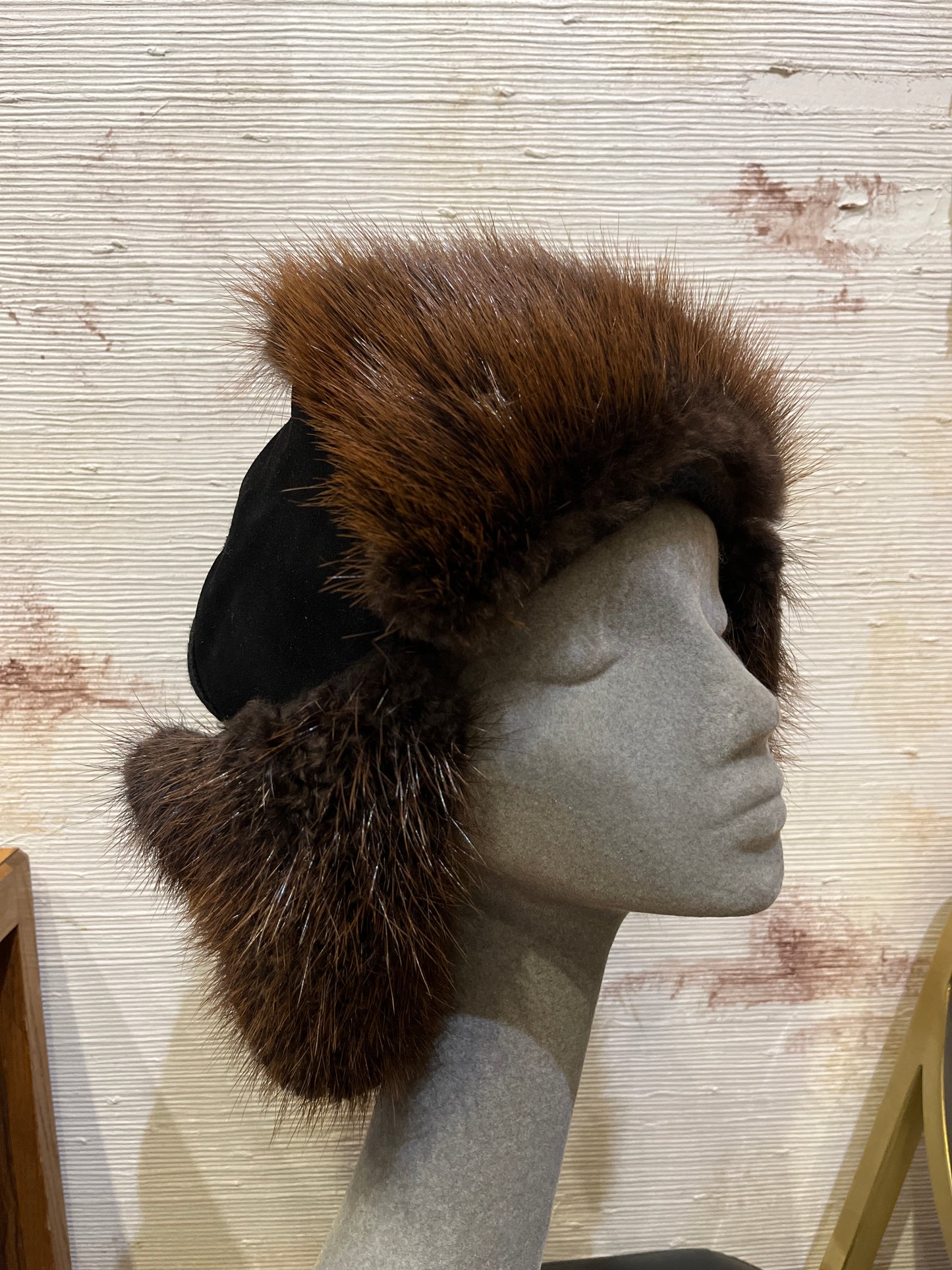 Beaver Trapper Hat (Black)