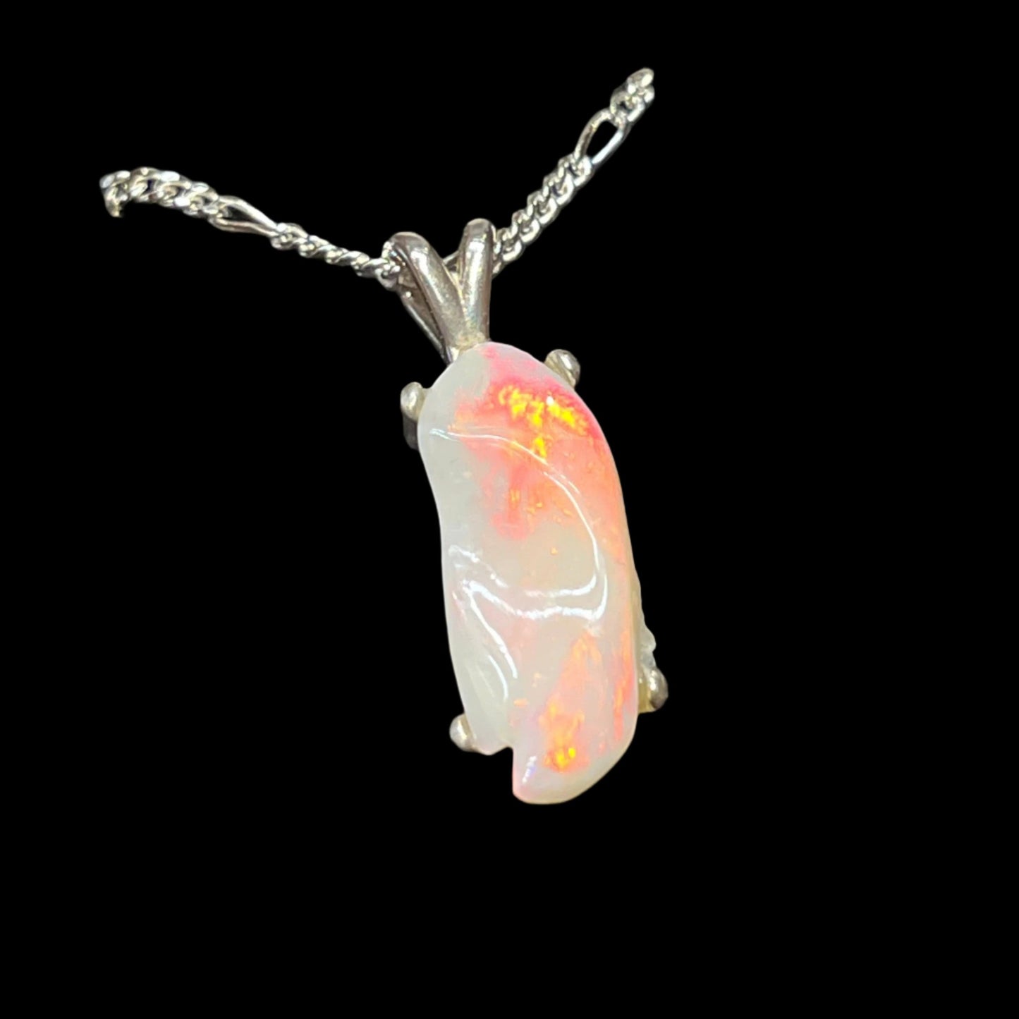 Australian White Opal Pendant 6.68ct