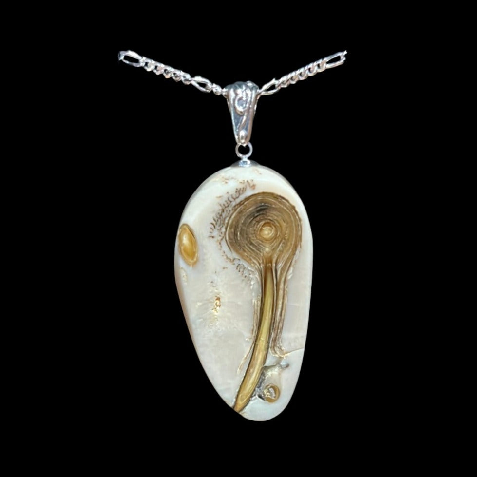 Alaskan Coral Pendant