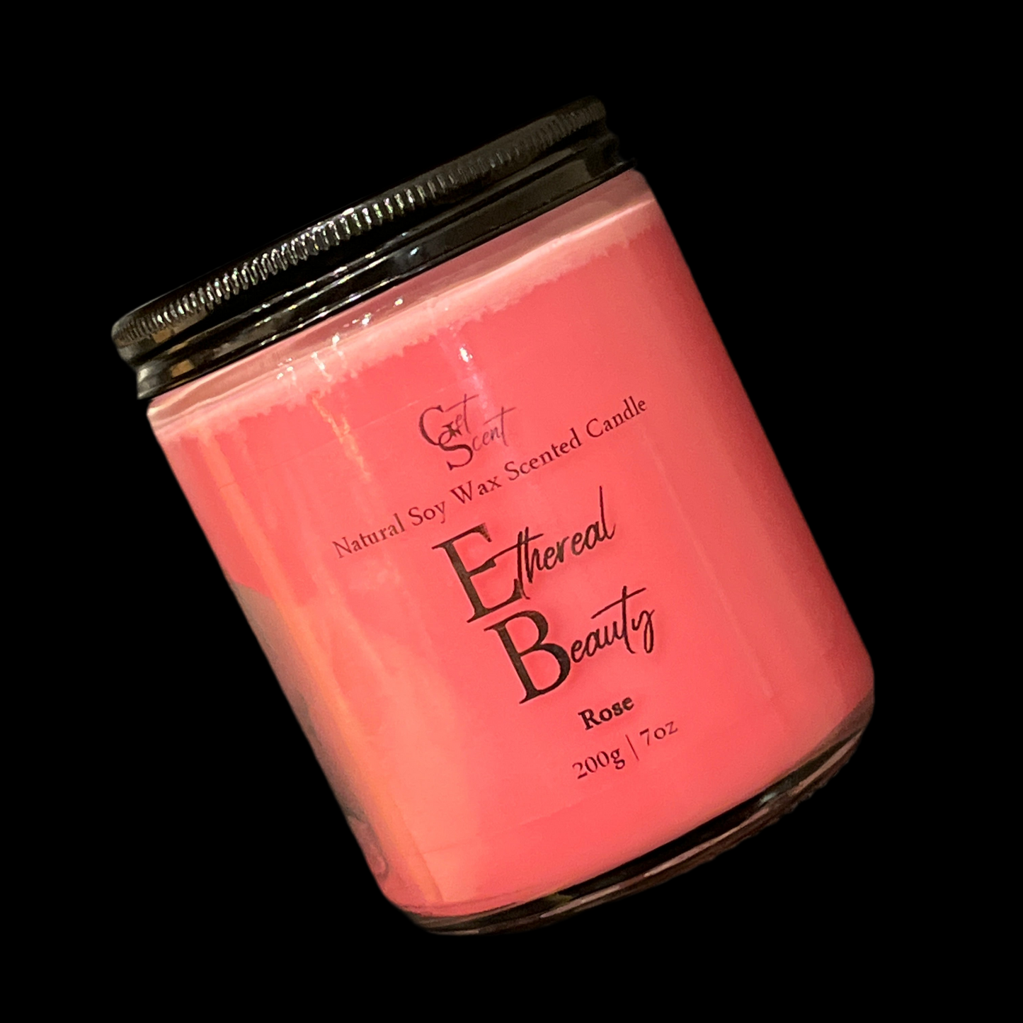 Get Scent Rose-scented candle. Made in Alaska