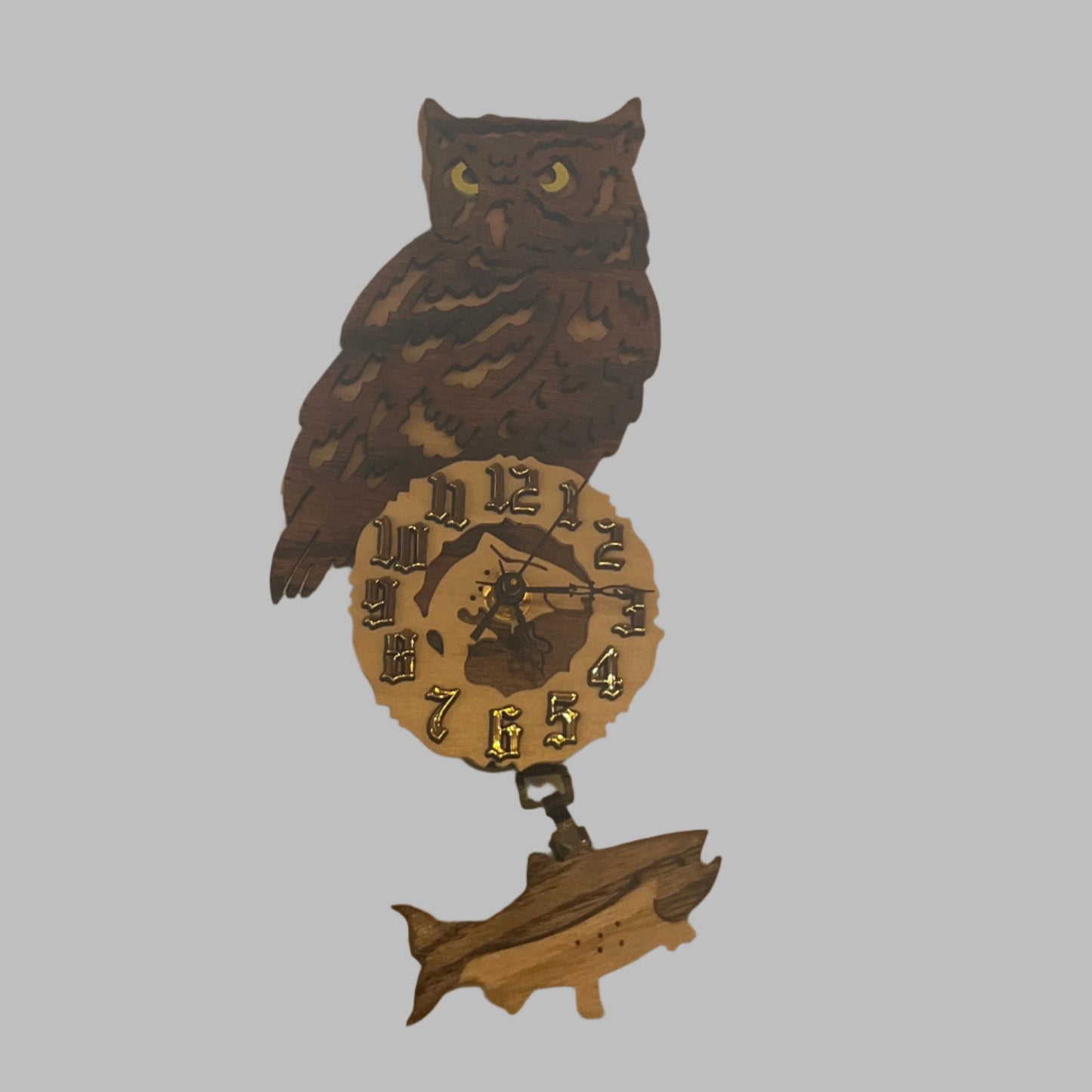 Owl Pendulum Clock