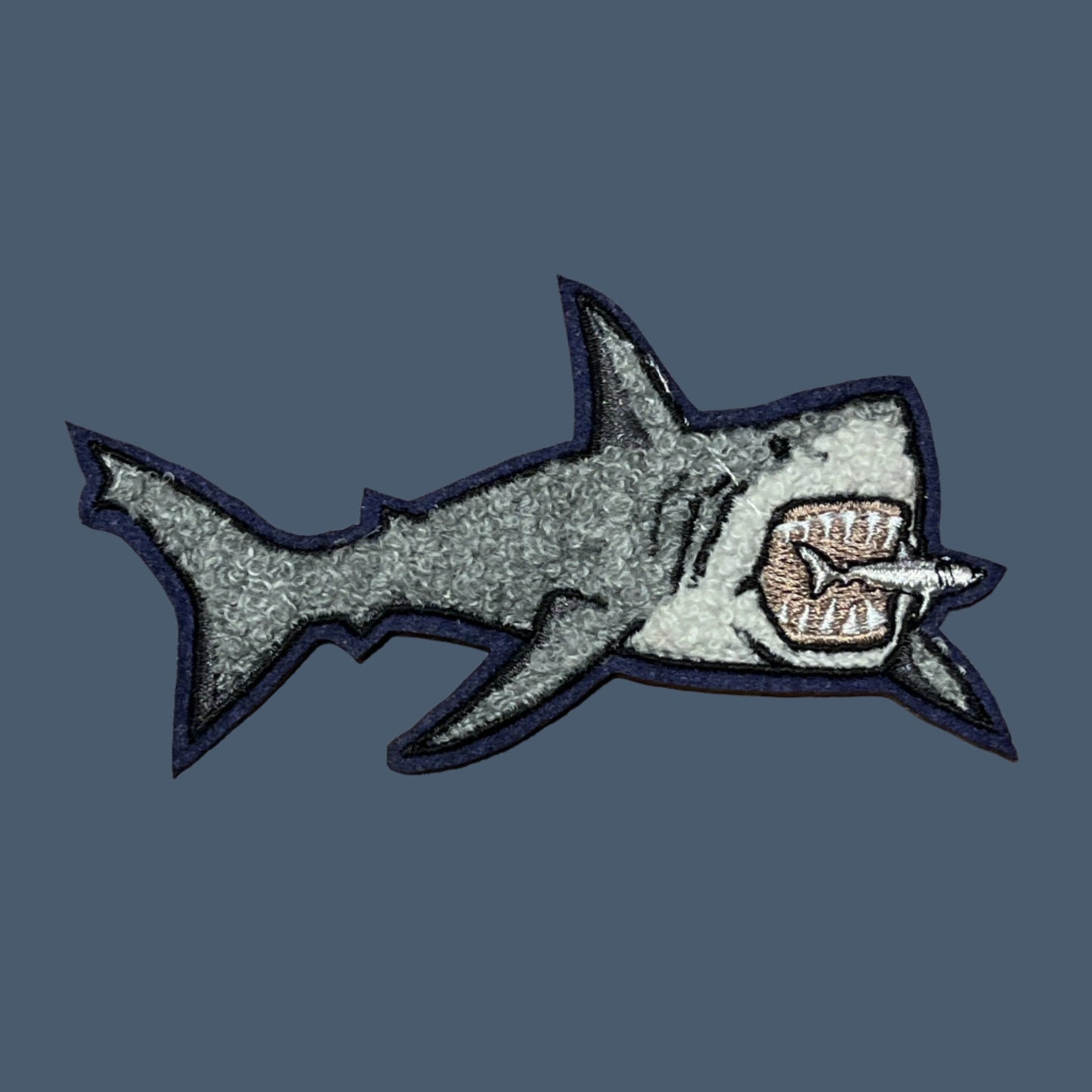 Shark Chenille Iron on patch