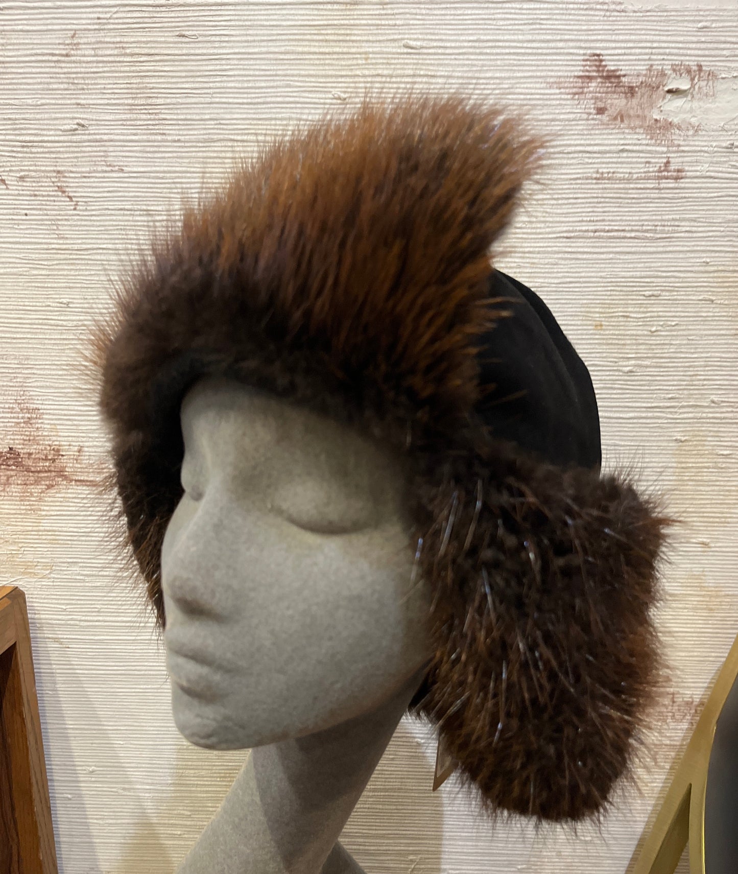 Beaver Trapper Hat (Black)