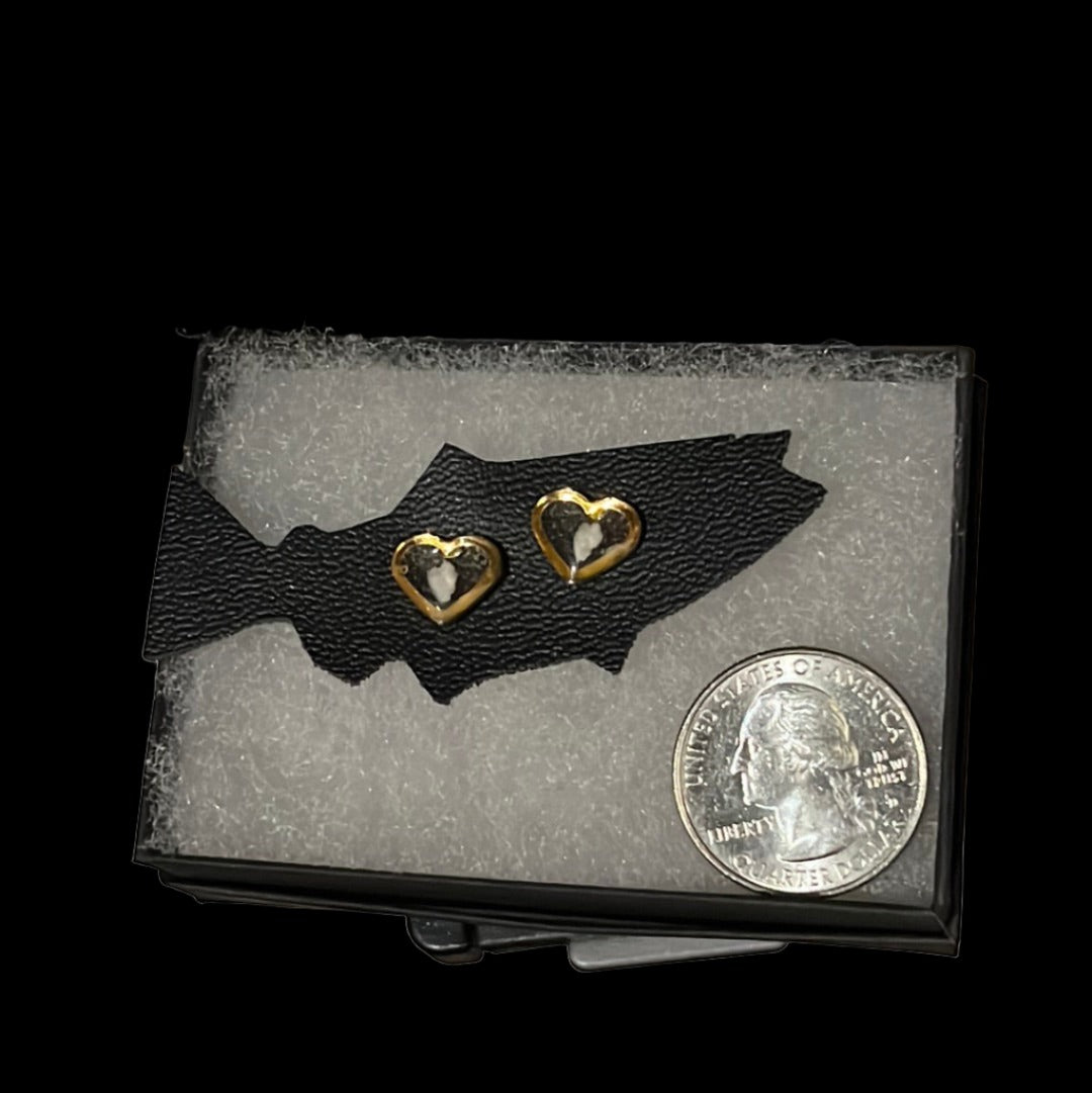 Chum Salmon Otolith Heart Studs