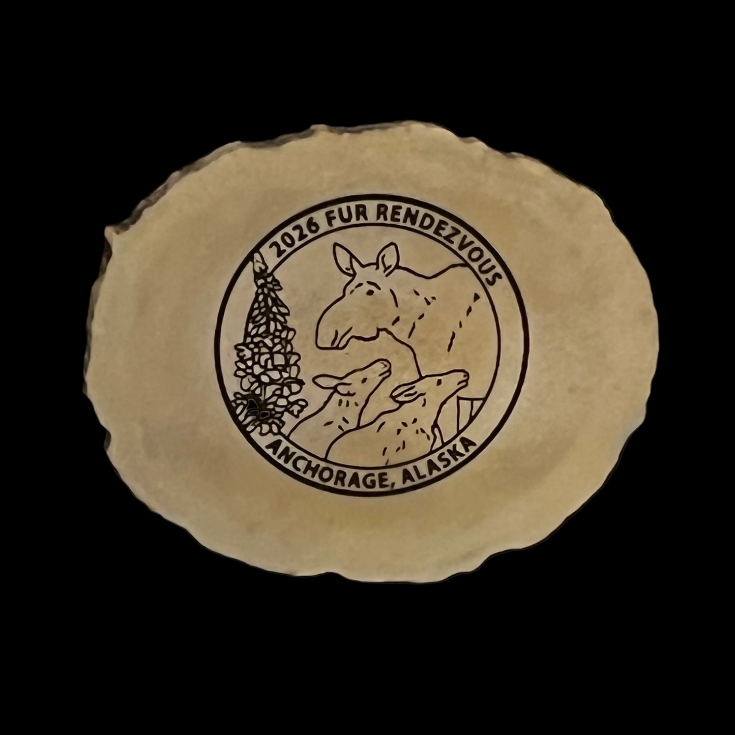 Rondy 2026 Moose Antler Pin