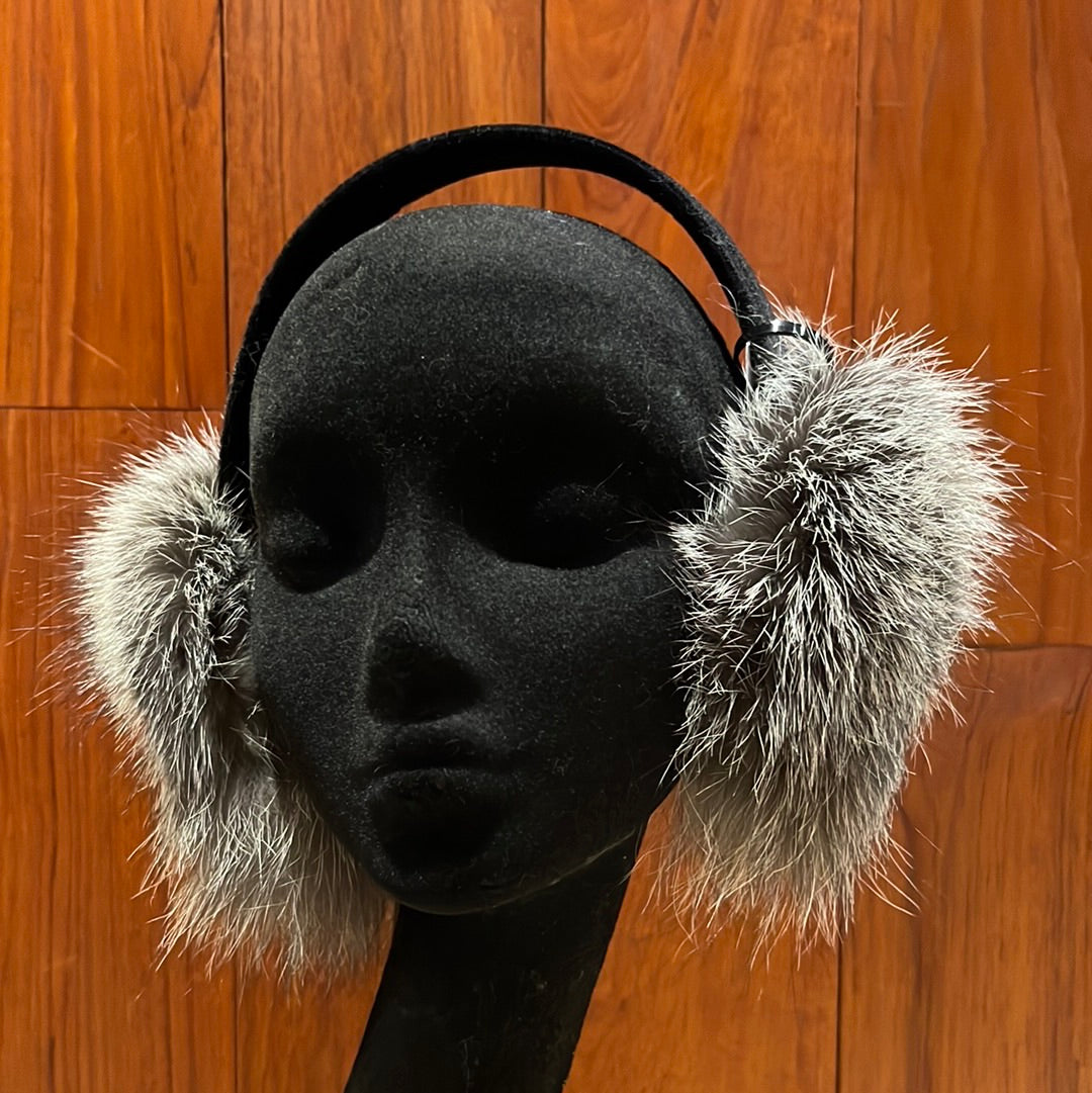 Silver Fox Earmuffs