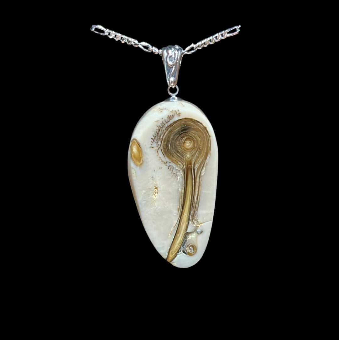 Alaskan Coral Pendant