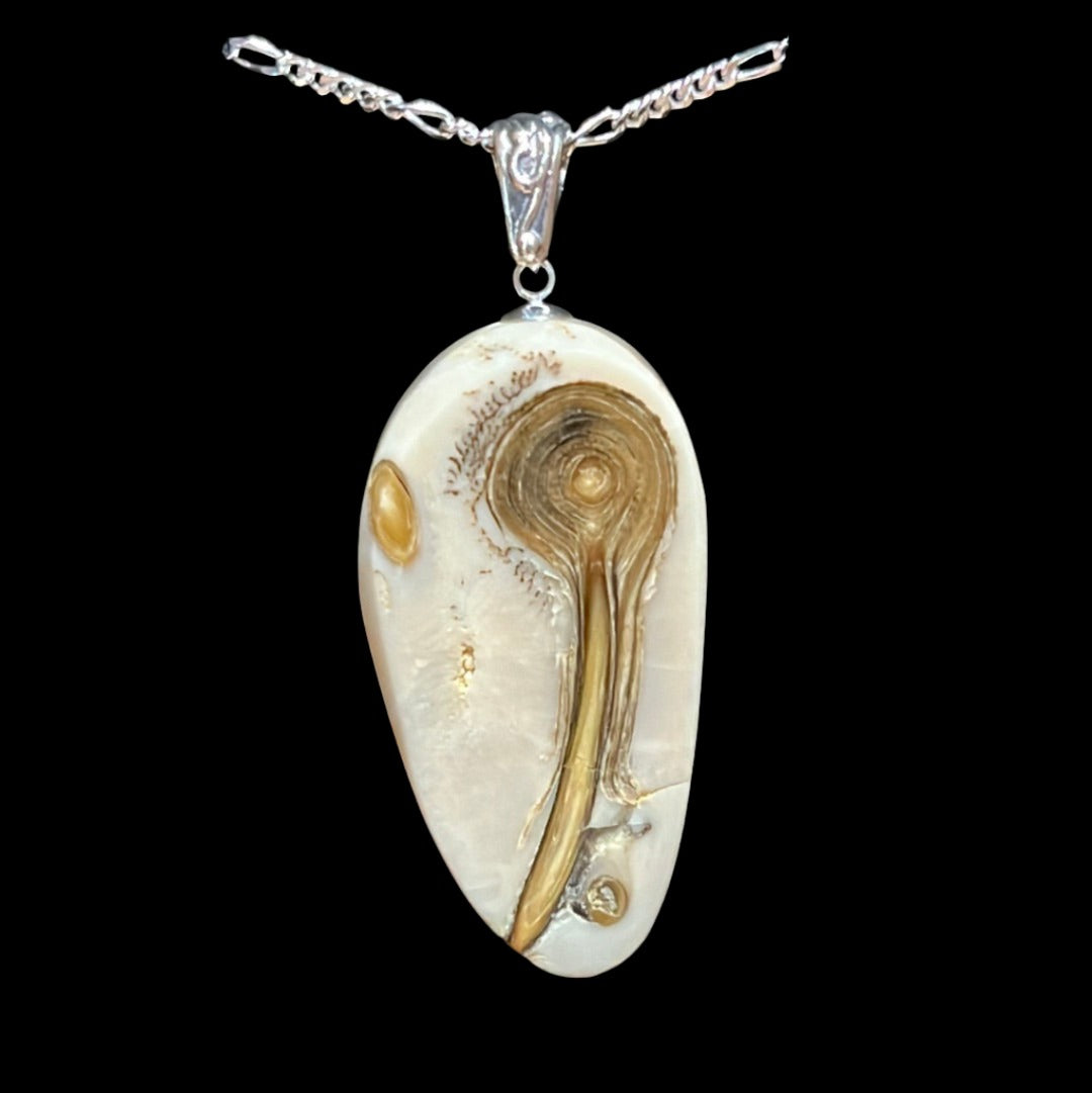 Alaskan Coral Pendant