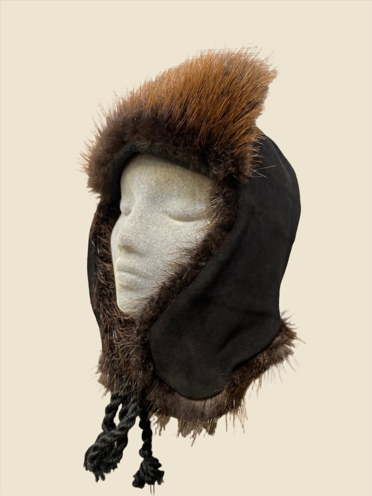 Beaver Trapper Hat (Black)