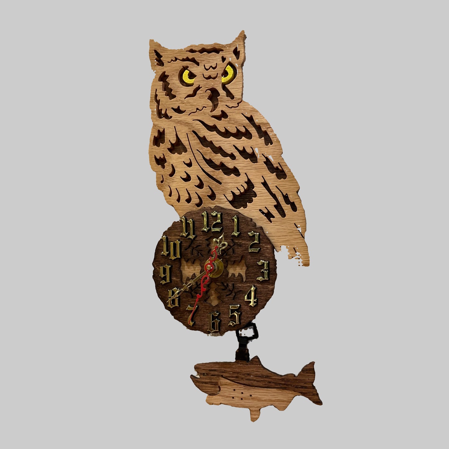 Owl Pendulum Clock