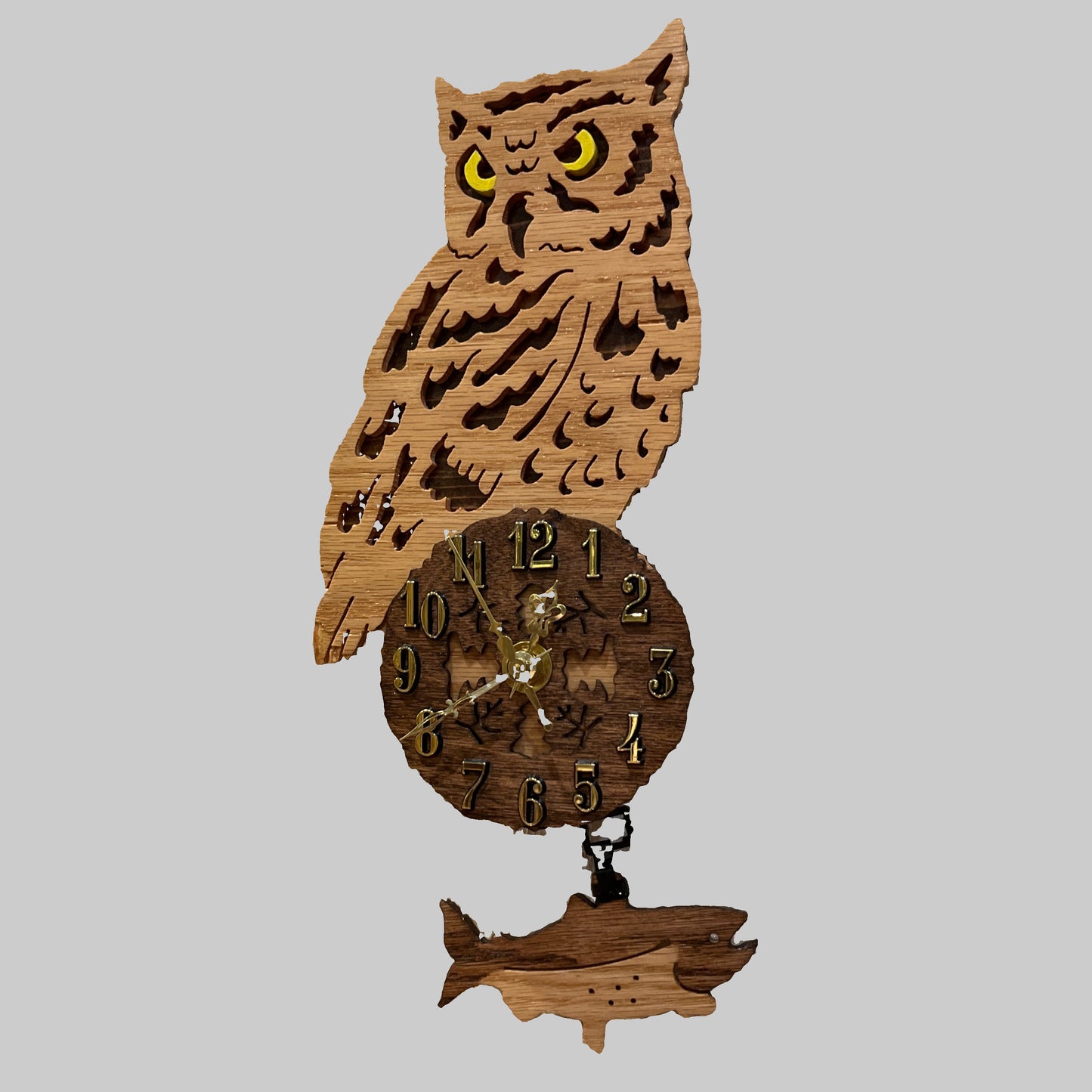 Owl Pendulum Clock