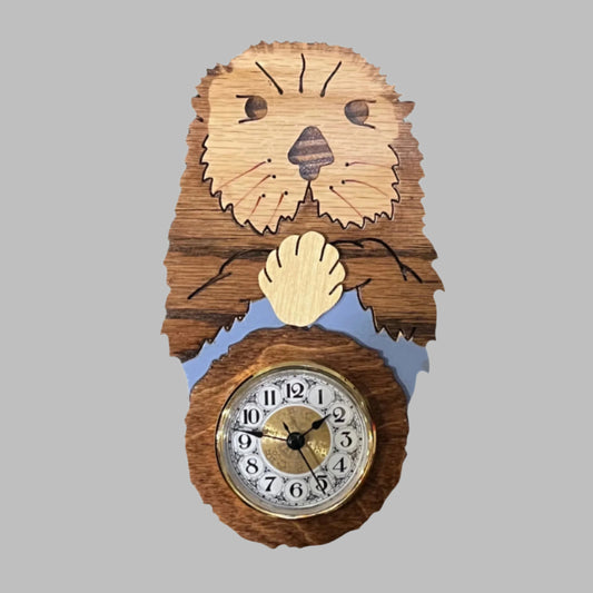 sea otter clock