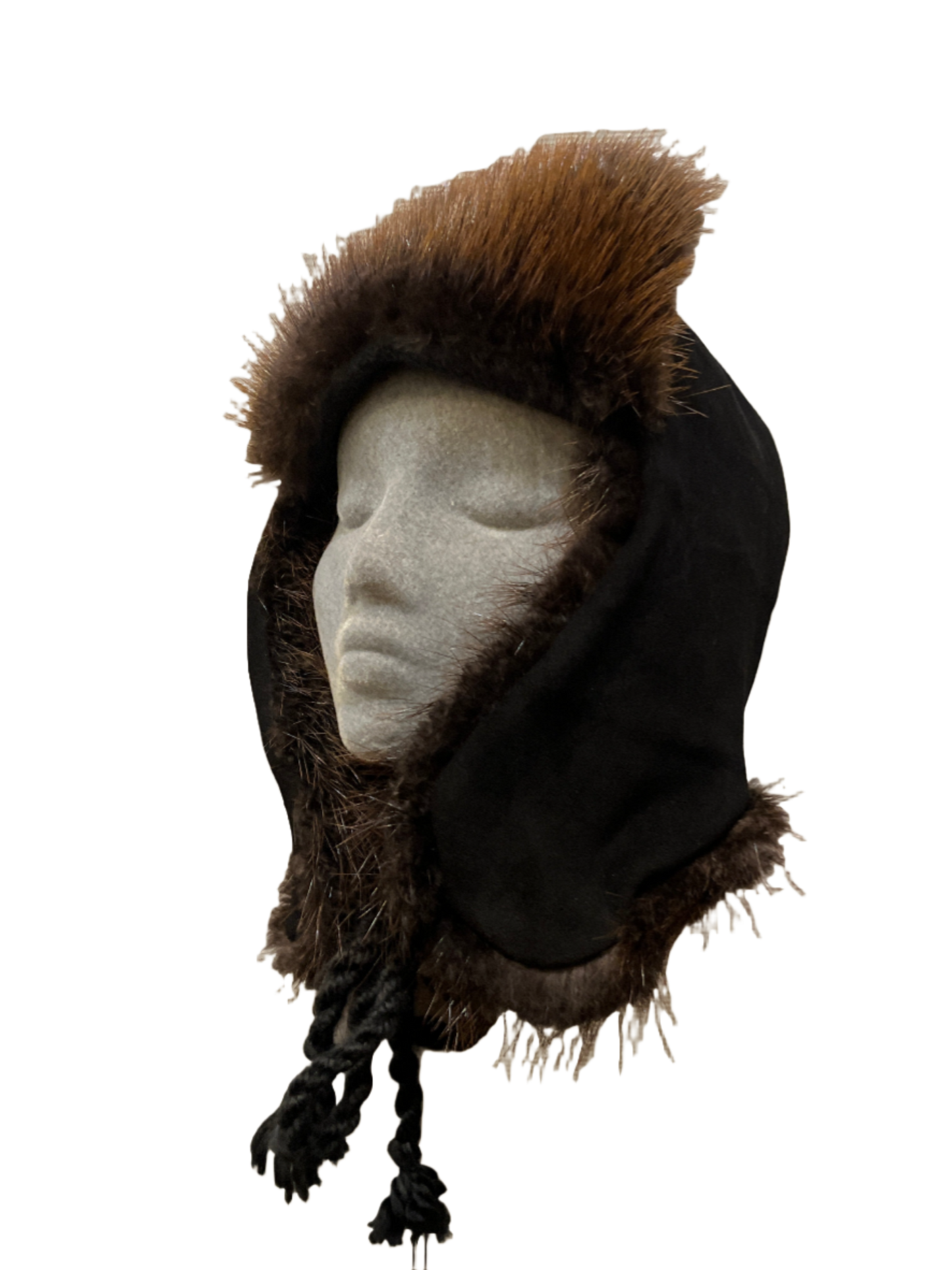 Beaver Trapper Hat (Black)