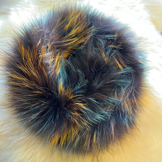 Infinity Scarf Tanuki dyed multi colored