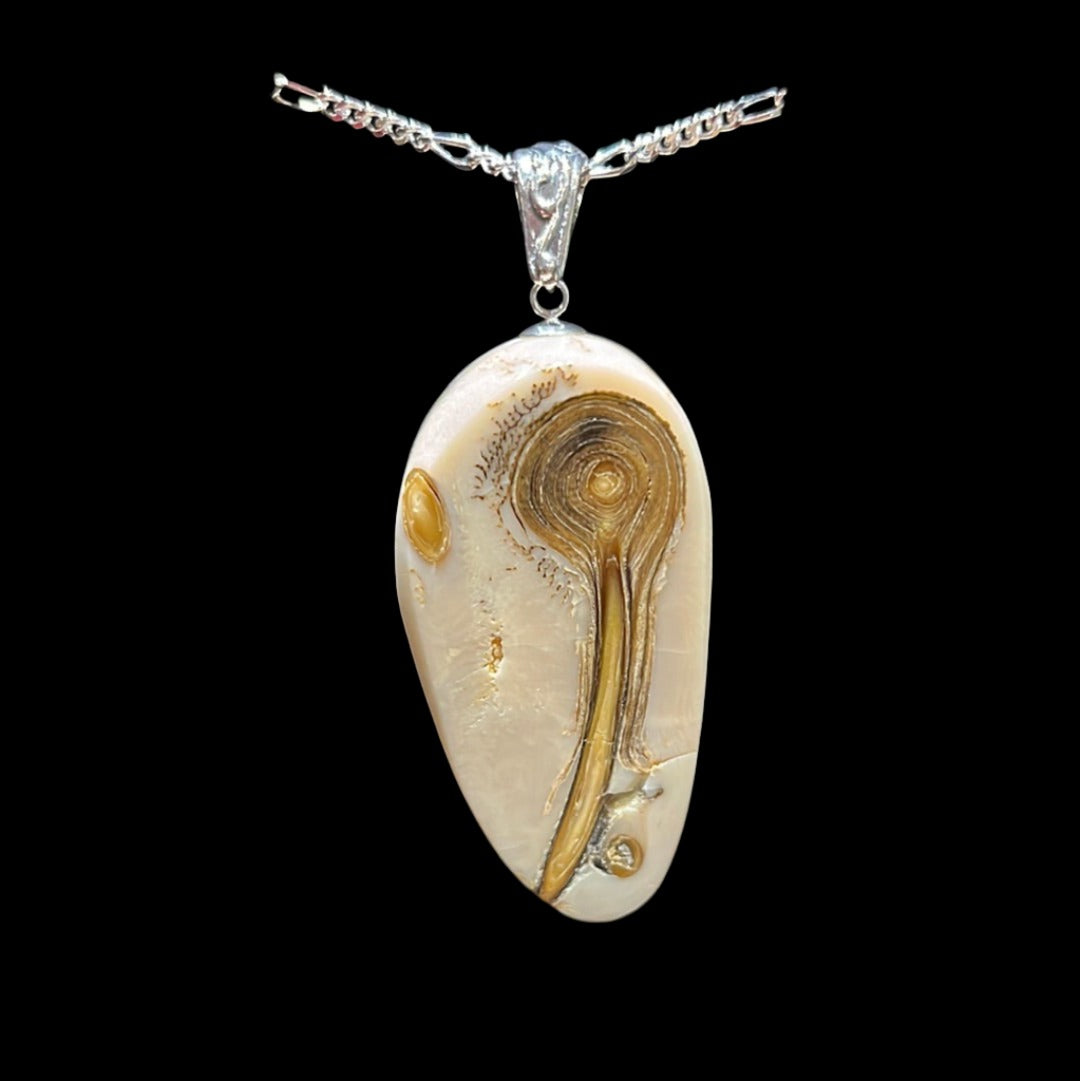 Alaskan Coral Pendant