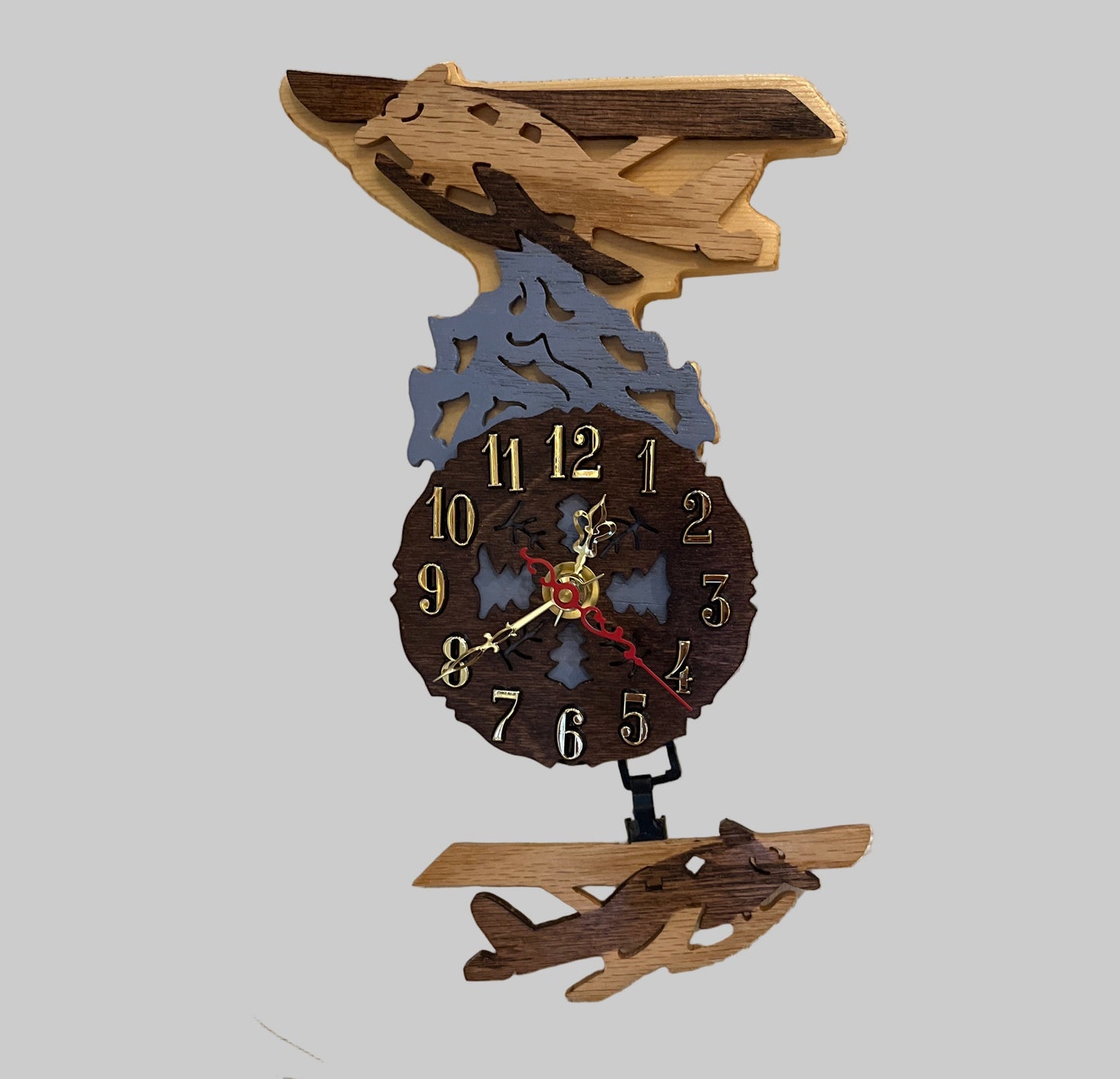 Float Plane Pendulum Clock