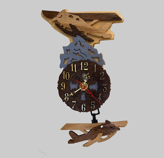 Float Plane Pendulum Clock