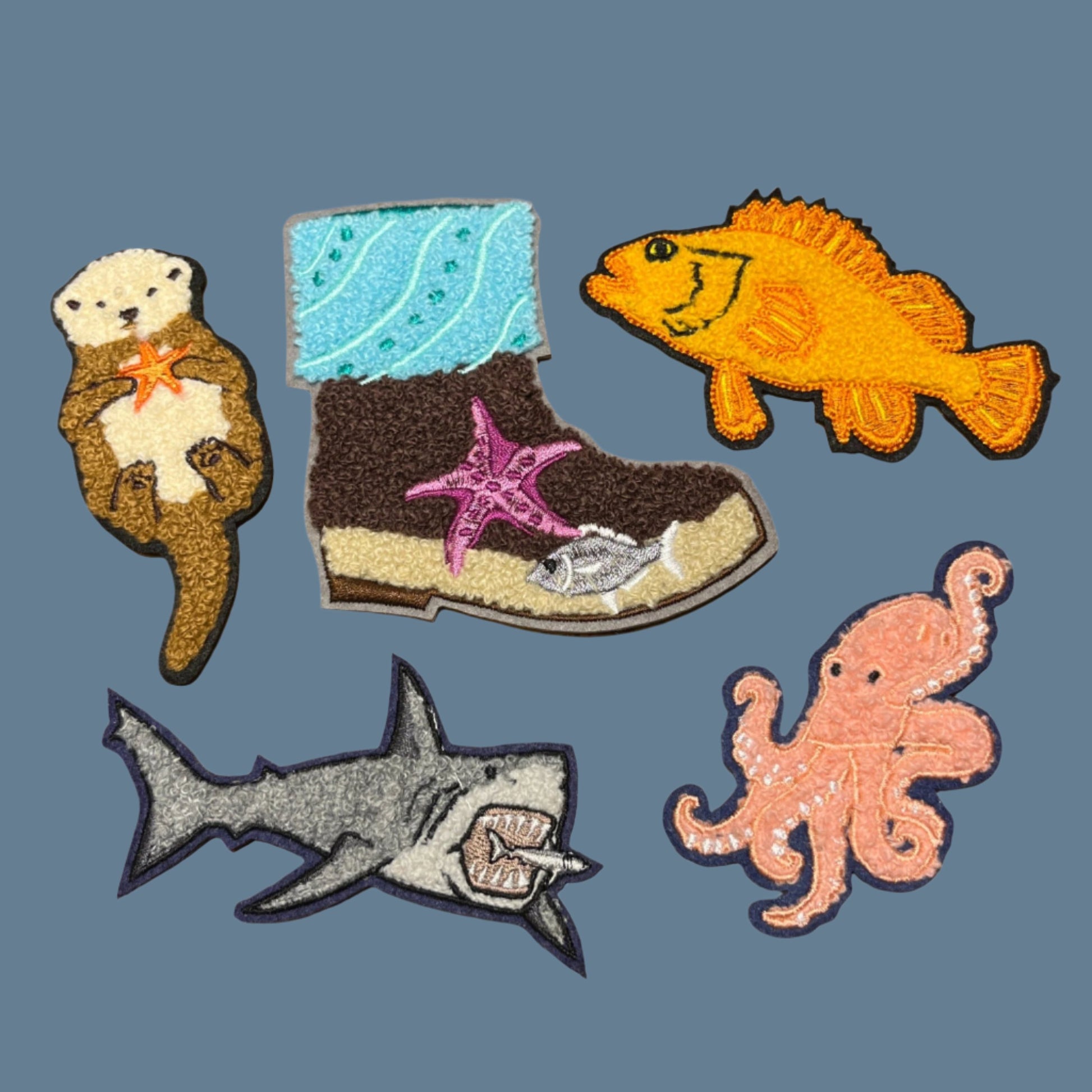 Chenille Iron on patch