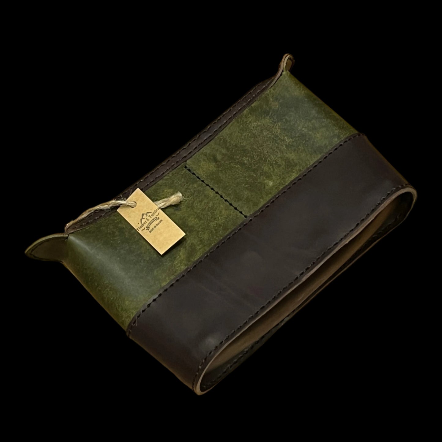 Leather travel bag by Timber & Tundra Leather Co.