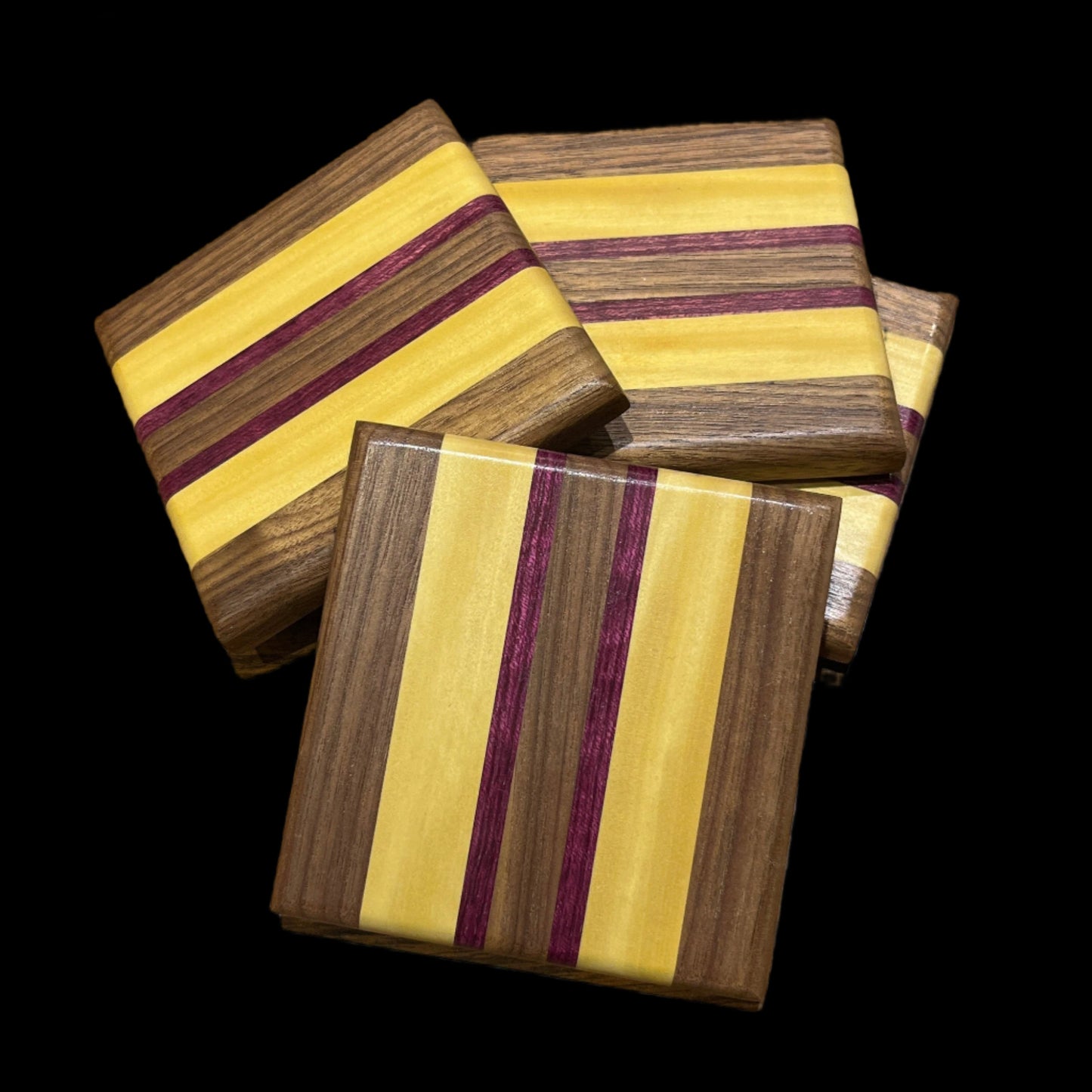 Hardwood Coaster Sets