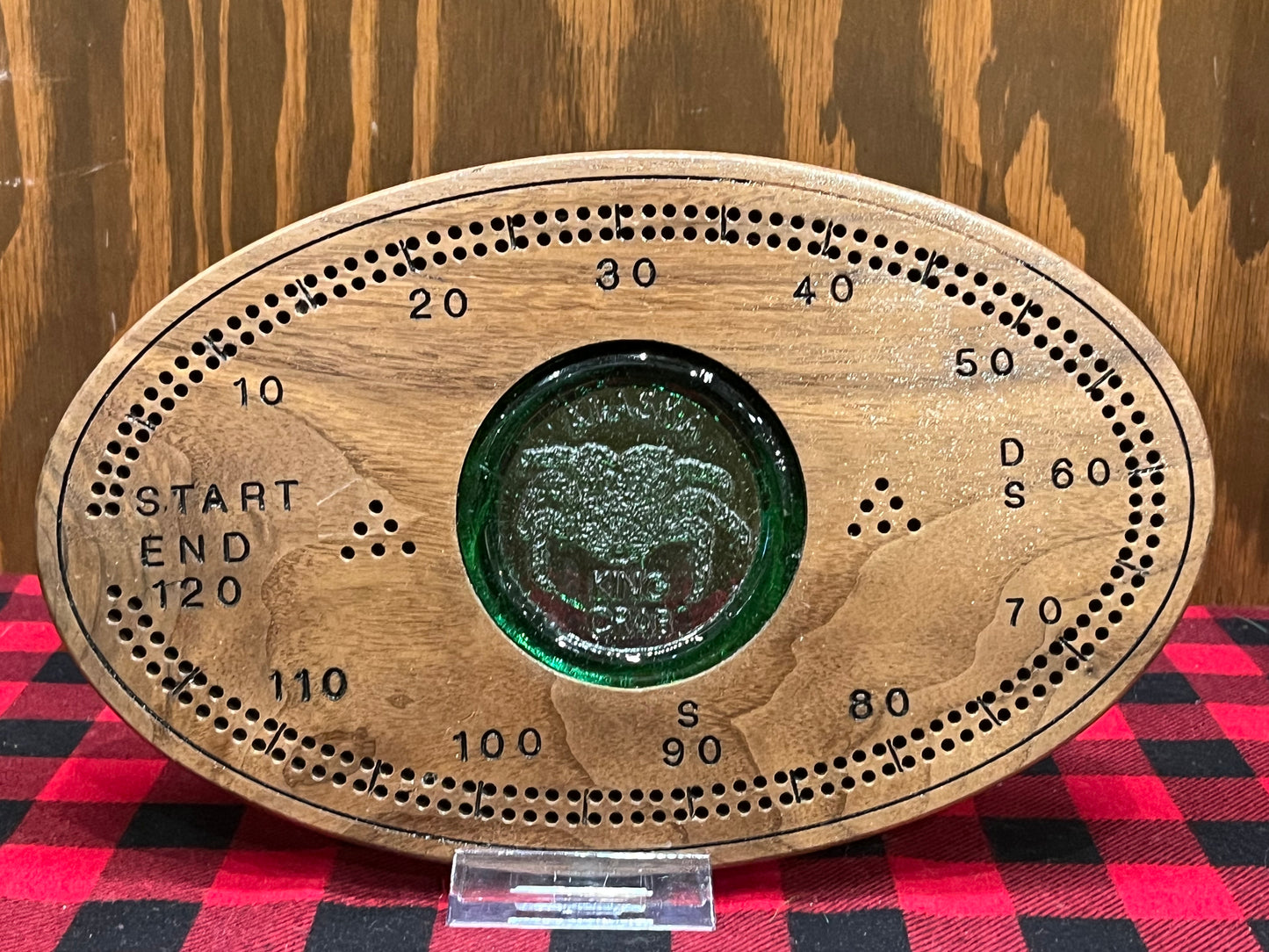 Plaque Suncatcher Cribbage Board