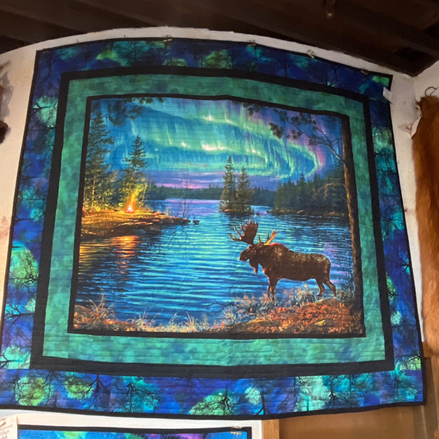 Moose Lake Decorative Quilted Panel