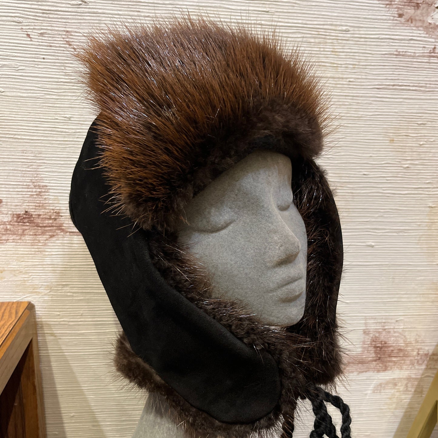 Beaver Trapper Hat (Black)
