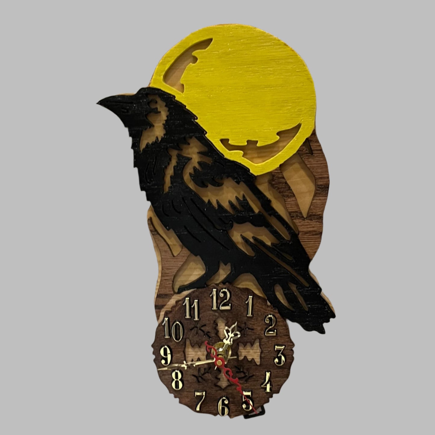 Raven Pendulum Clock