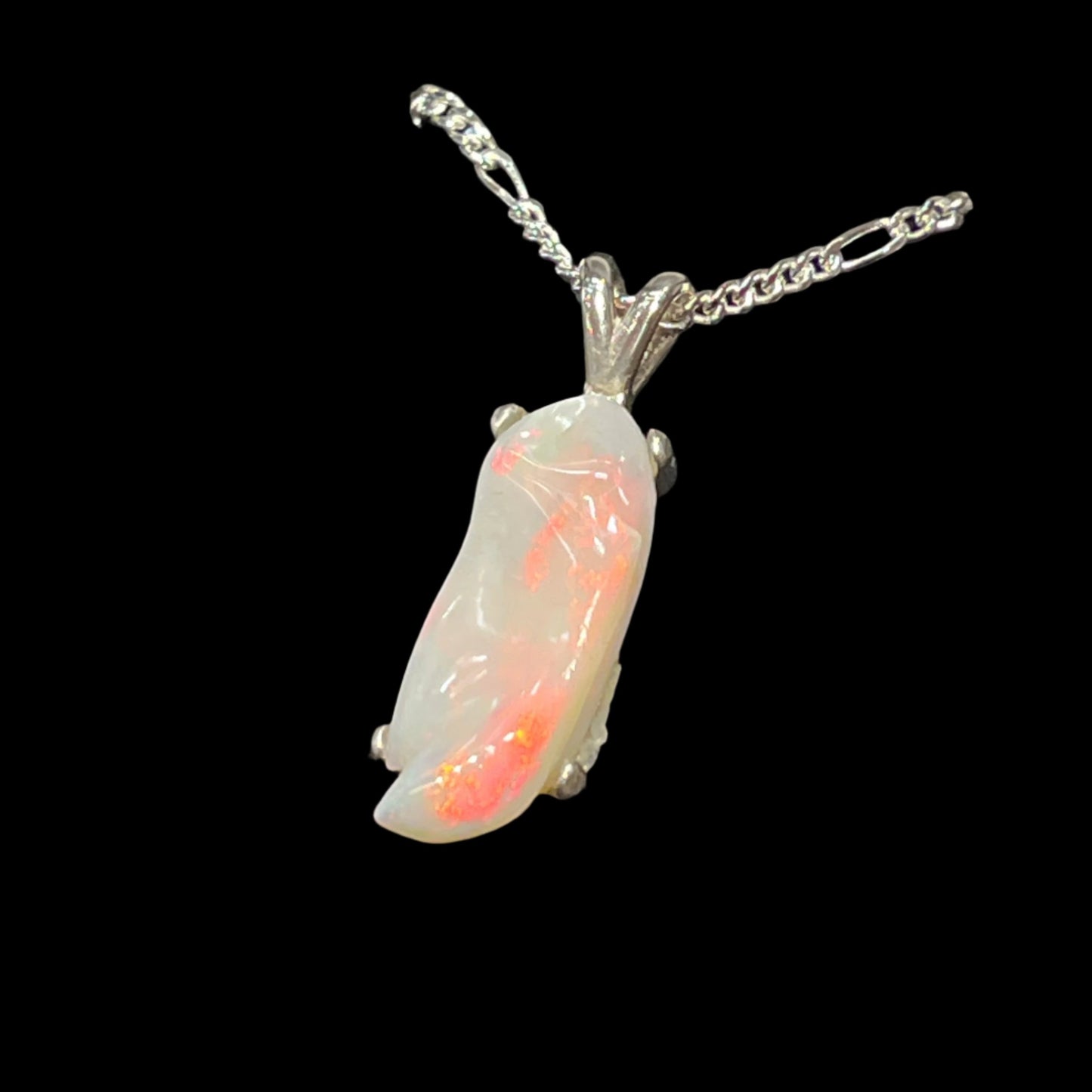 Australian White Opal Pendant 6.68ct