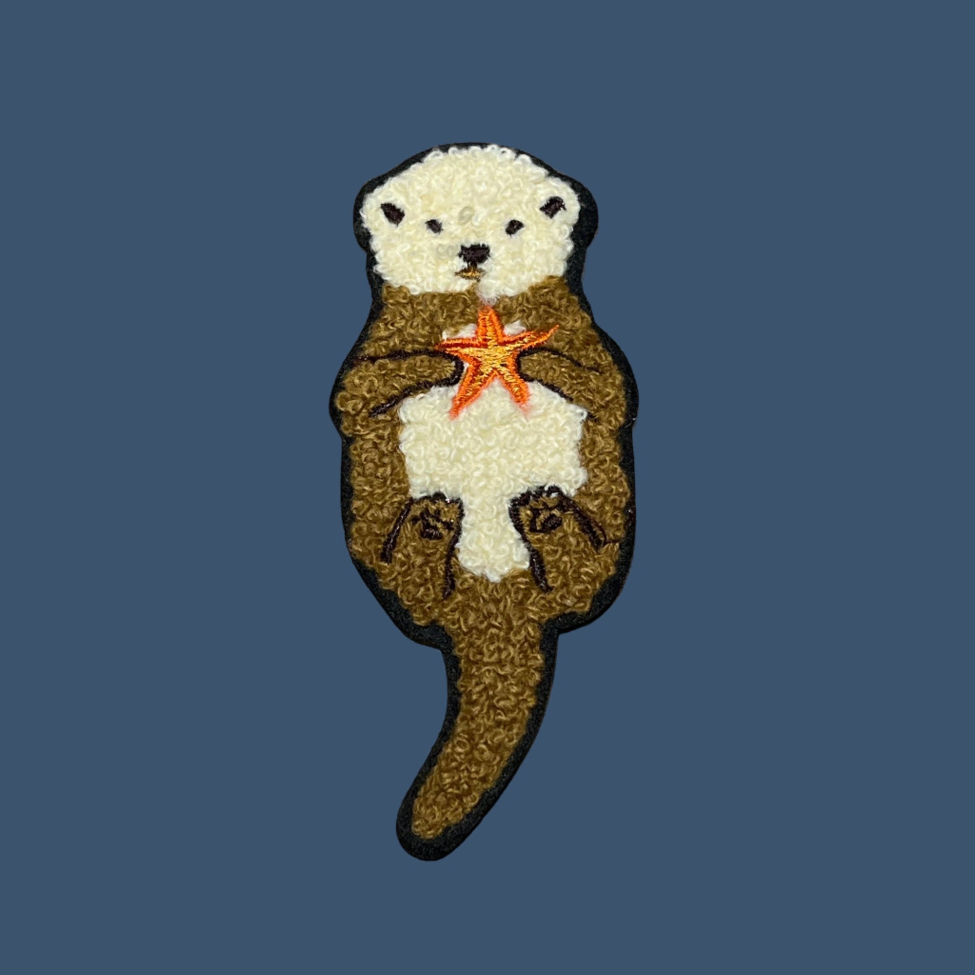 Sea Otter Chenille Iron on patch