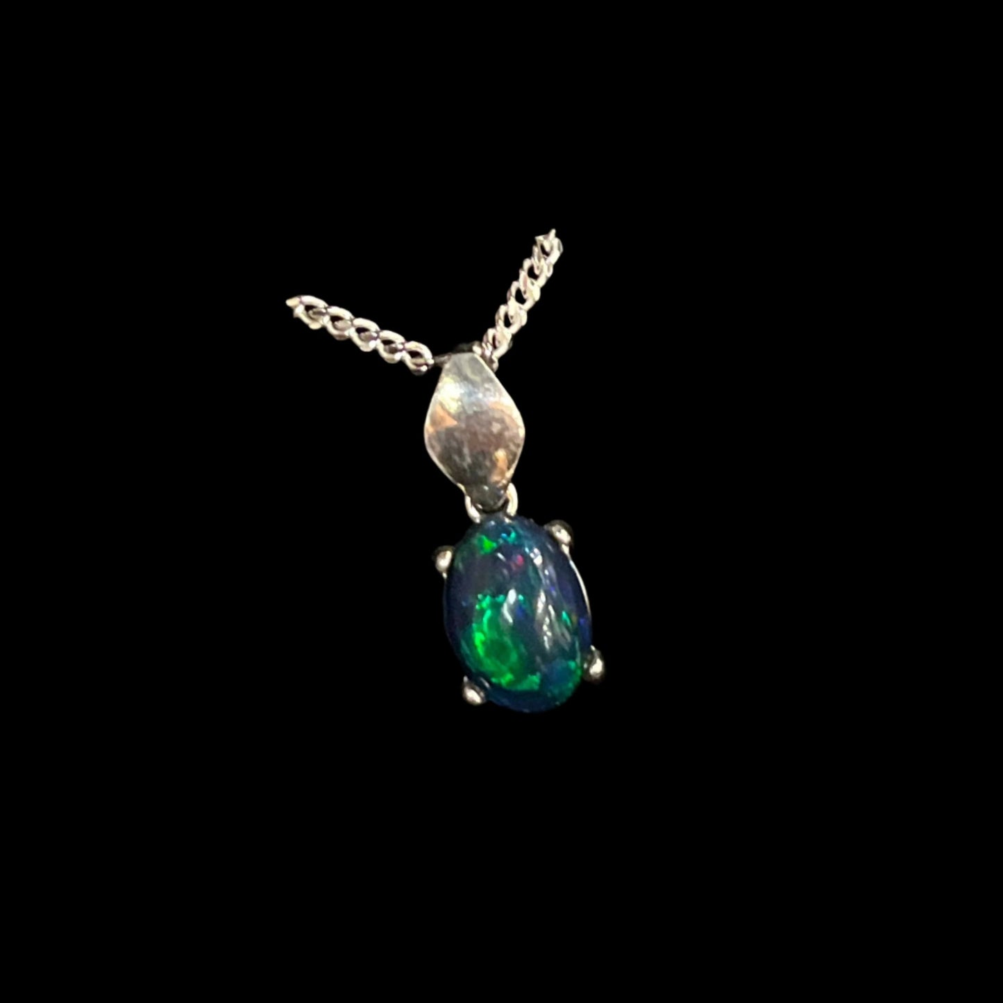 Australian Black Opal Pendant (2.37ct)