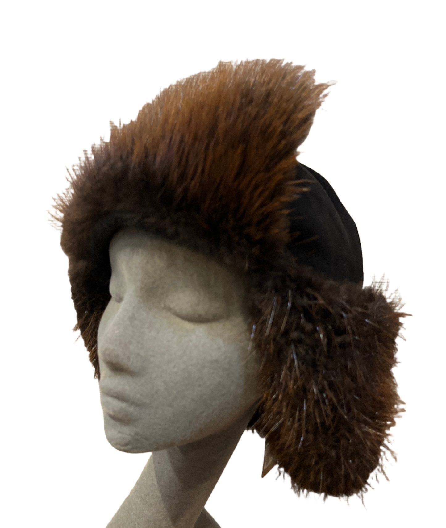 Beaver Trapper Hat (Black)