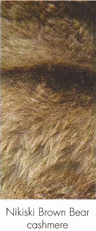 Nikiski Brown Bear Cashmere Scarf (39x79)