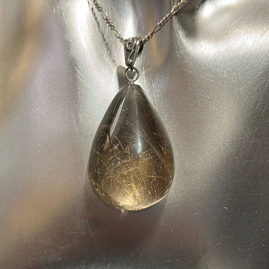 Rutilated Quartz Pendant