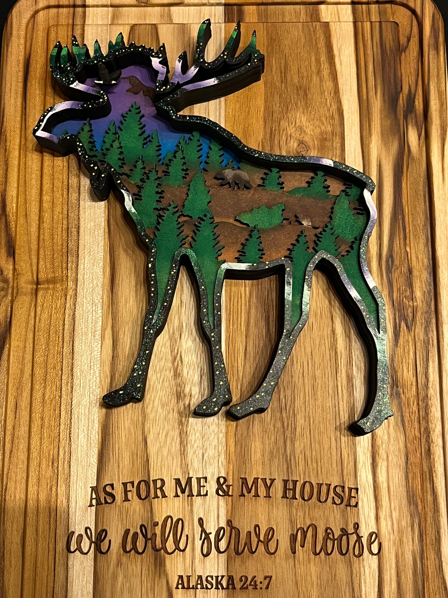 Moose Cutting Board