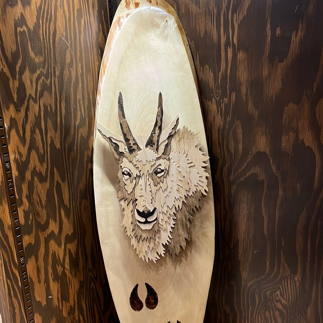 Mountain Goat Live-Edge Wall Slab