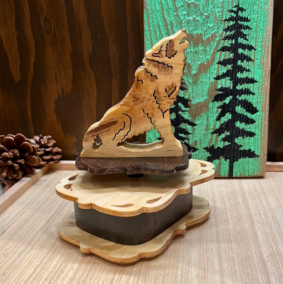 Wolf Music Box