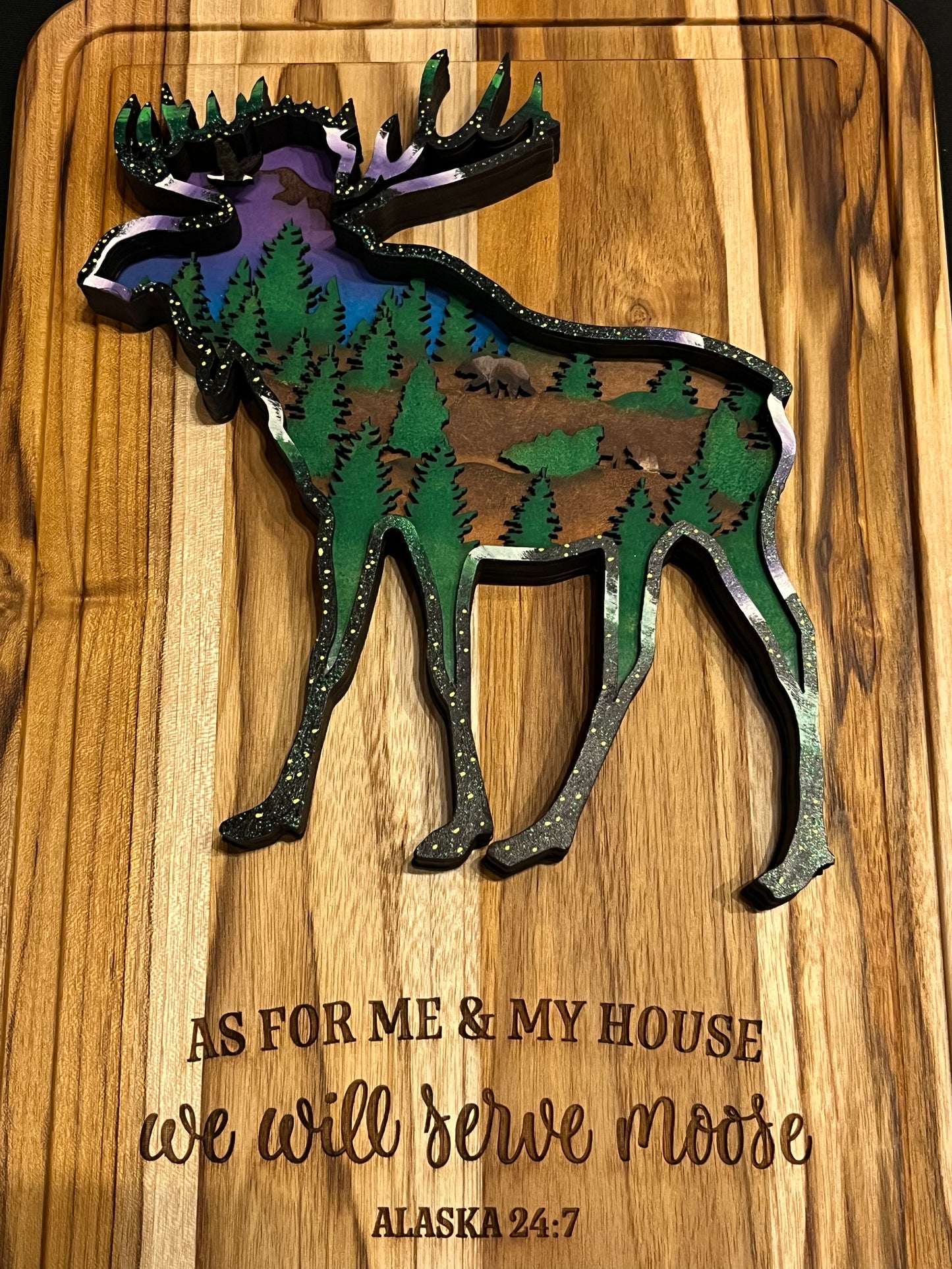 Moose Cutting Board