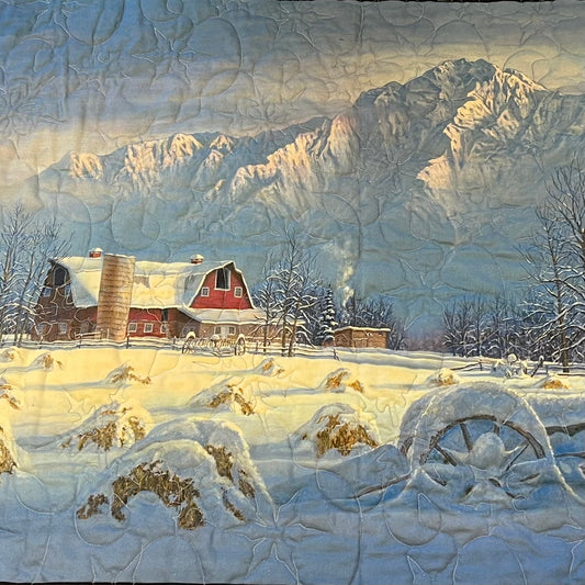 Pioneer Peak, Palmer AK Decorative Quilt