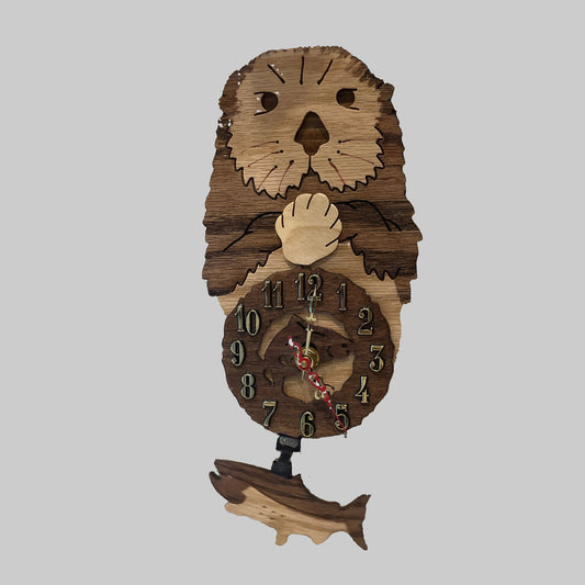 Otter Pendulum Clock