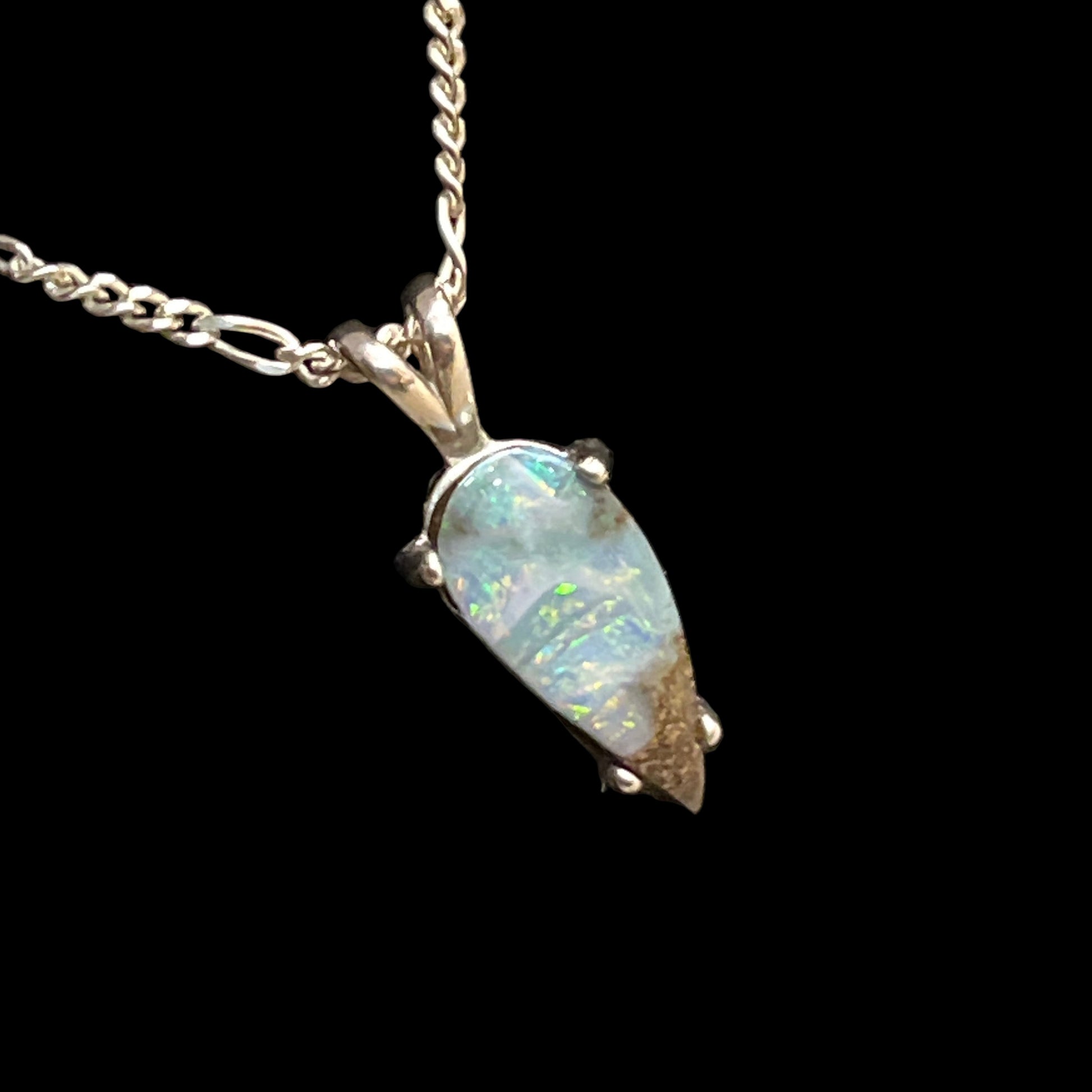 Boulder Opal Necklace Painted lady