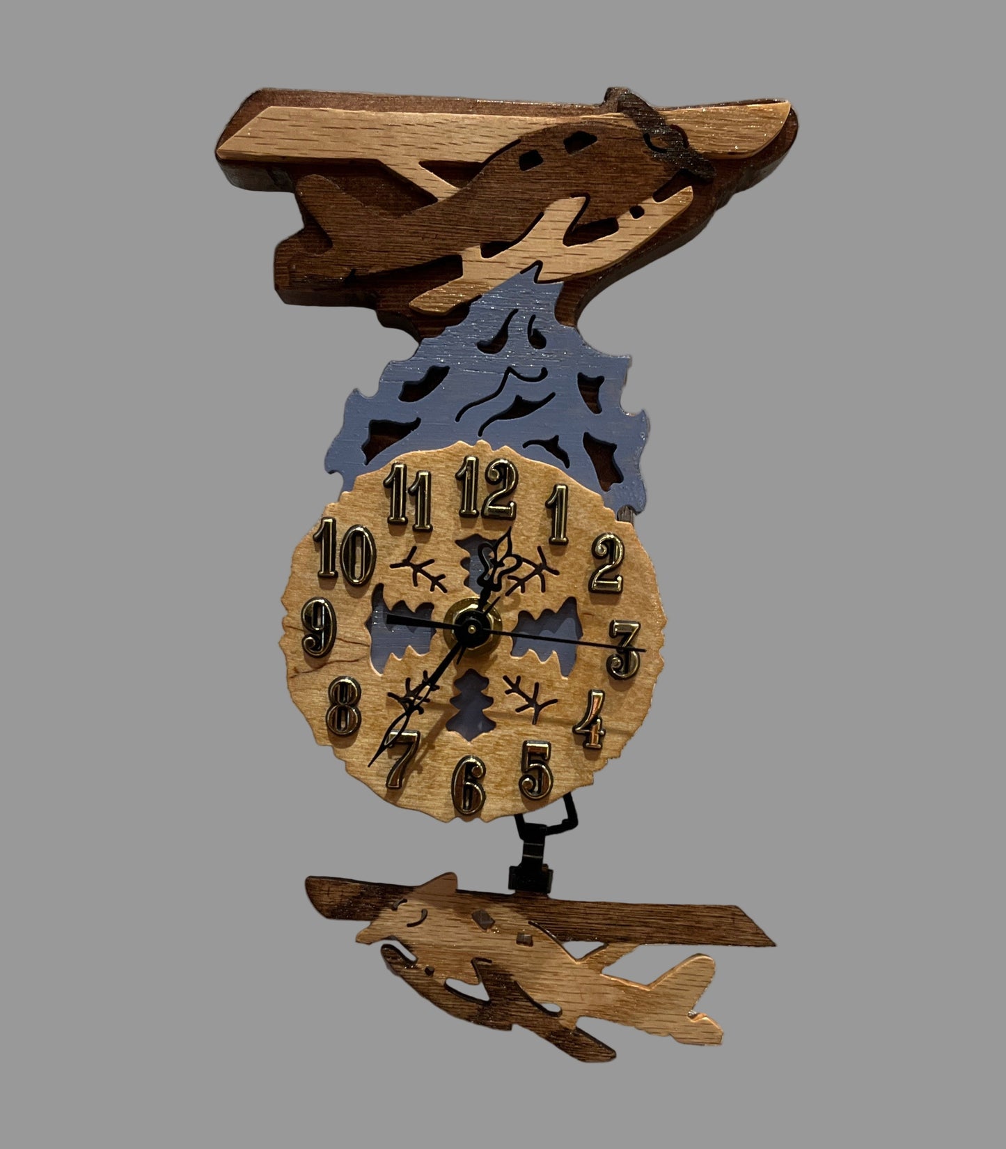 Float Plane Pendulum Clock